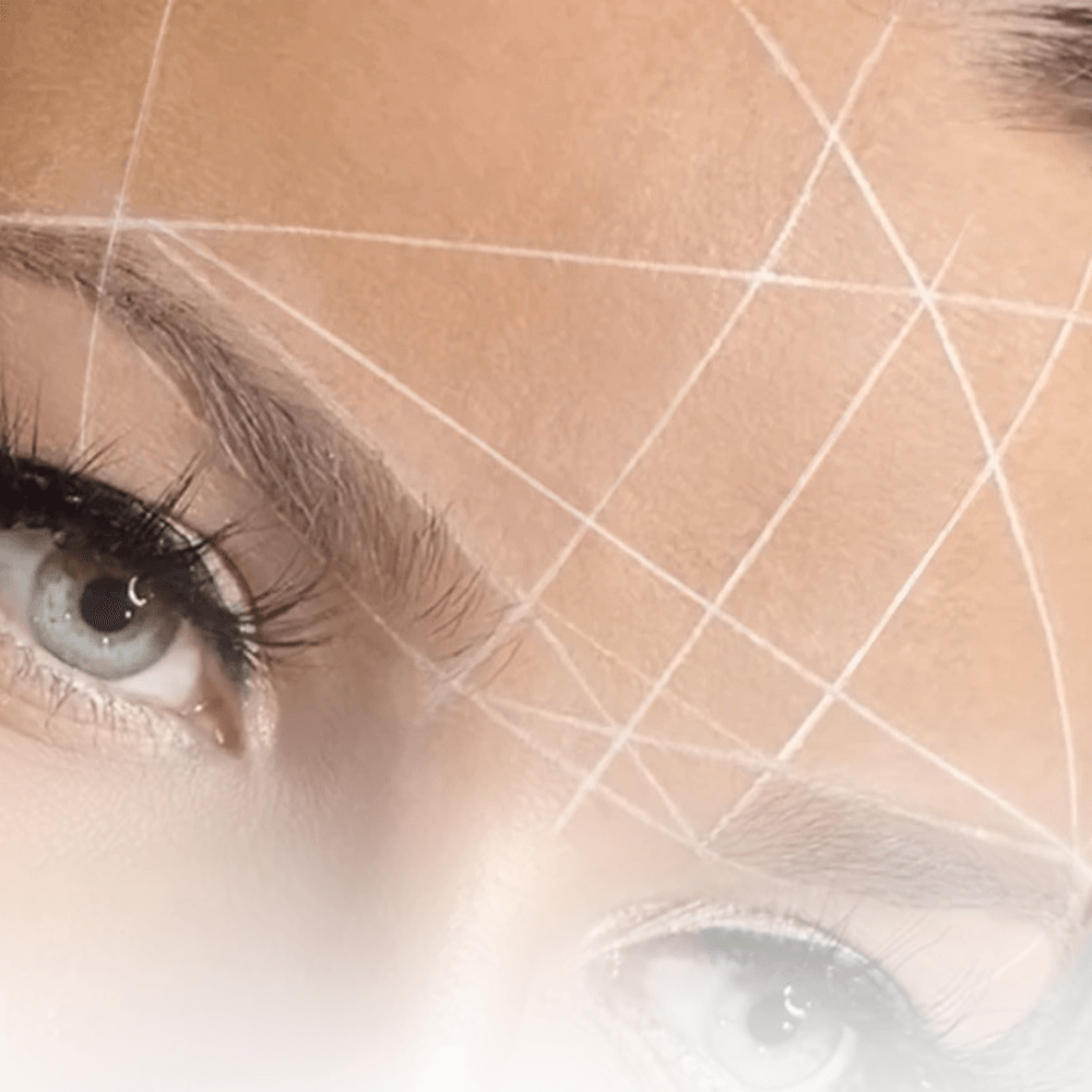 White Brow Mapping String for Microblading