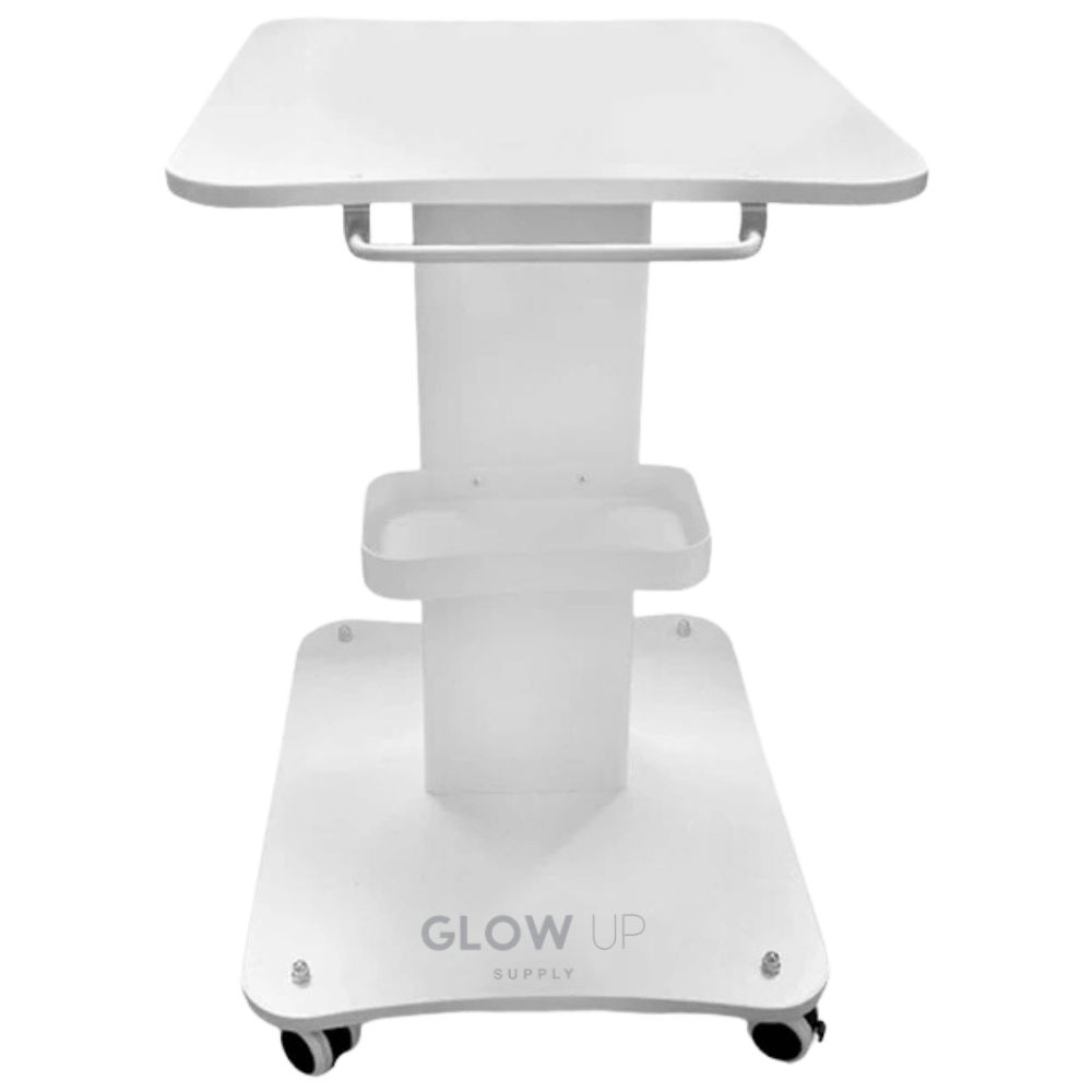 salon trolley white