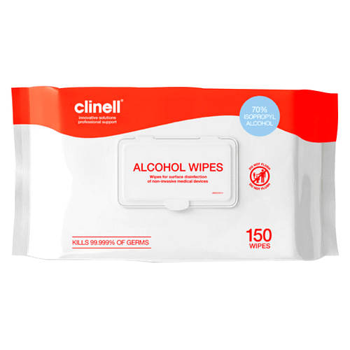 Clinell Large Alcohol Wipes 150 - CAW150L